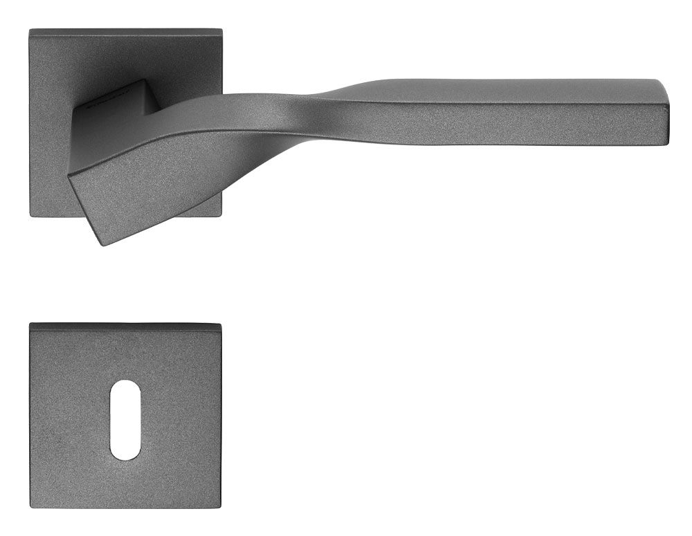 Q23A Türgriff anthrazit quadratisch