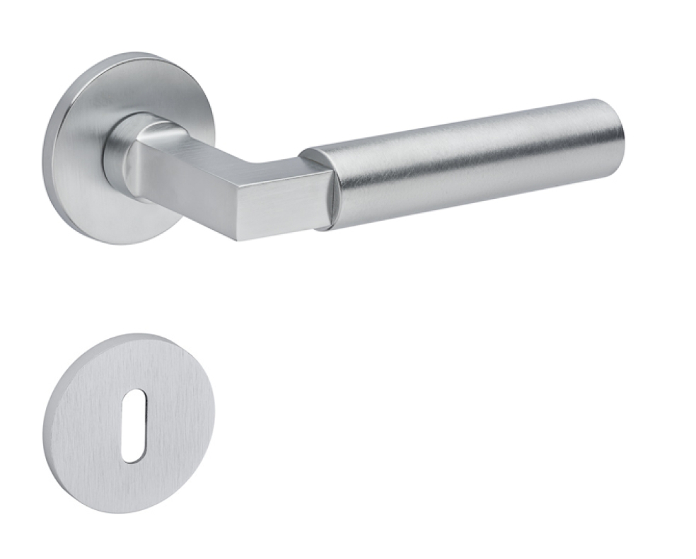 R09 Bauhaus Türgriff Chrom matt